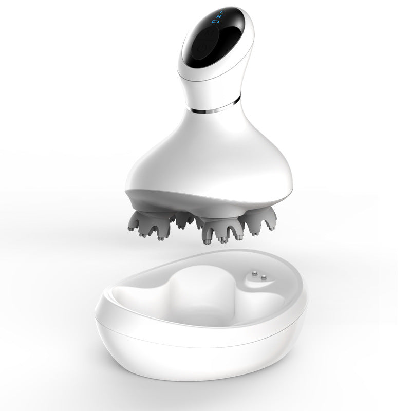 Rechargeable Waterproof Head Scalp Massager