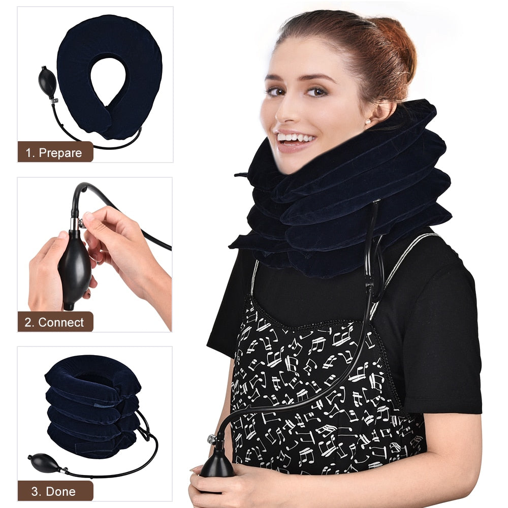 Inflatable Air Cervical Neck Traction Device