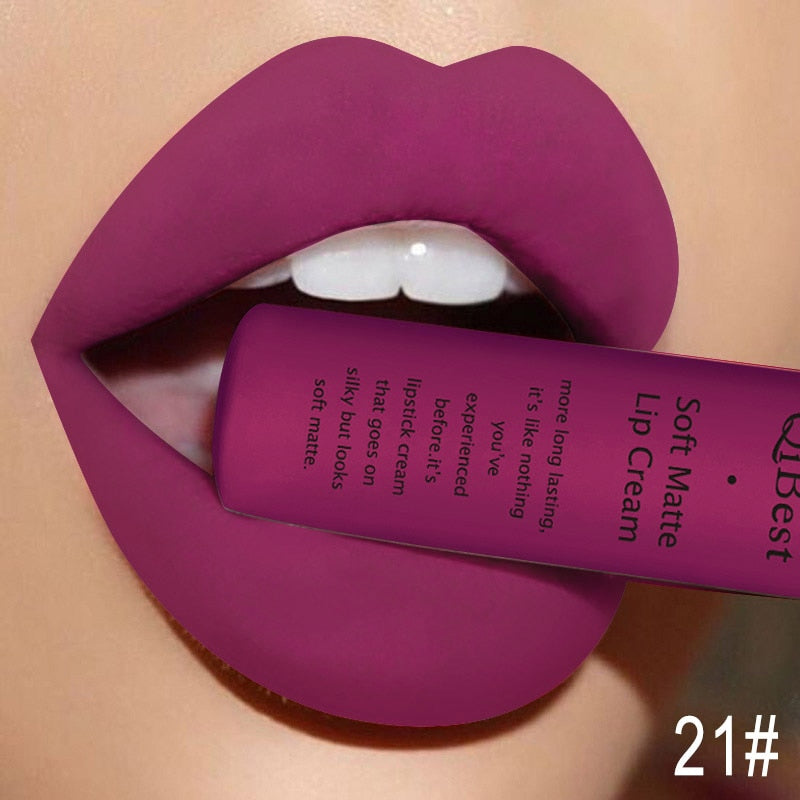 Waterproof Long Lasting Velvet Mate Lipstick