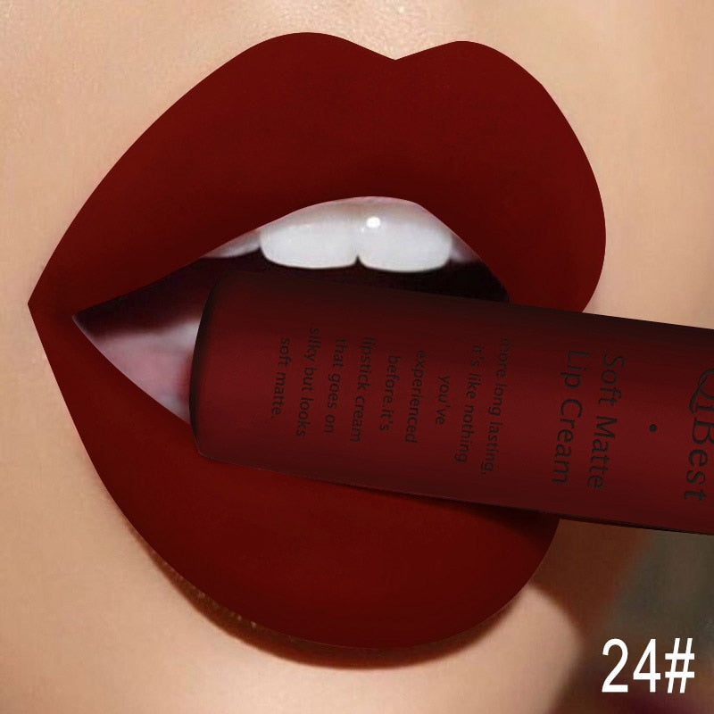 Waterproof Long Lasting Velvet Mate Lipstick