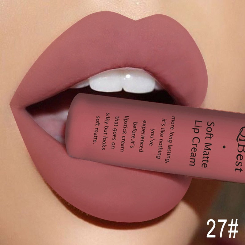 Waterproof Long Lasting Velvet Mate Lipstick