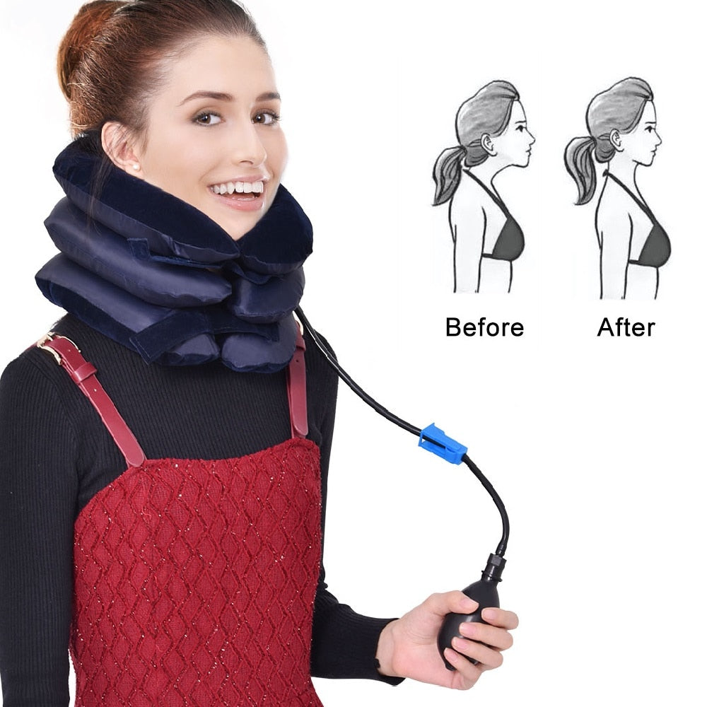 Inflatable Air Cervical Neck Traction Device