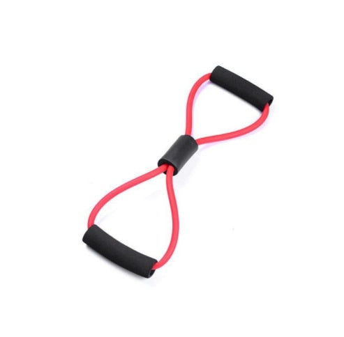 4 Resistanc Elastic Pull Ropes Exerciser Rower