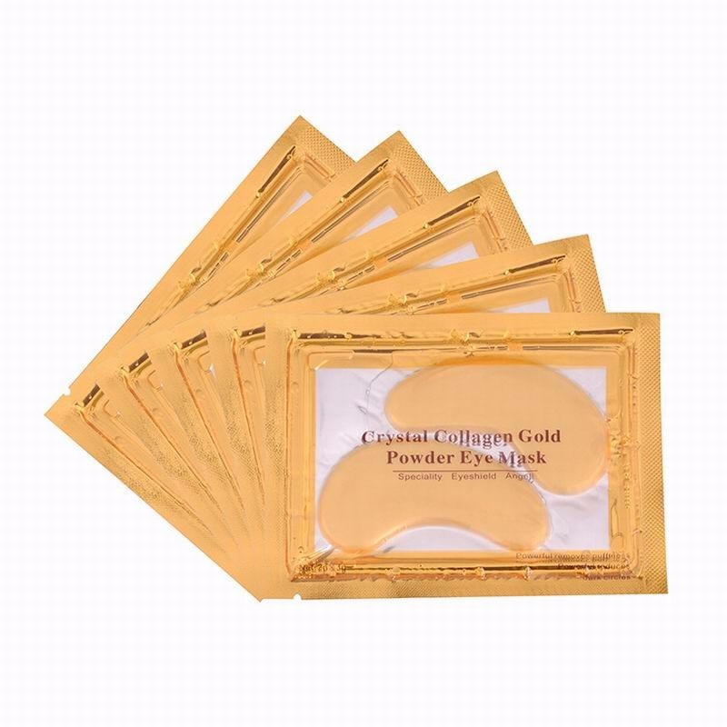 5 Pairs Crystal Collagen Gold Eye Mask