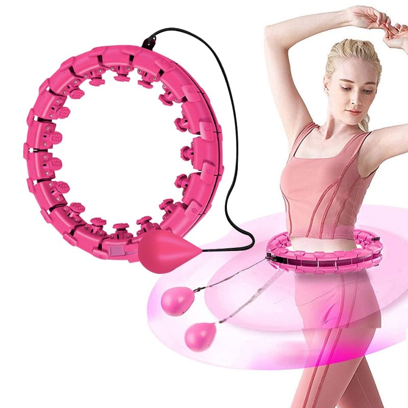 Slimming Hoop With Weight Exercise