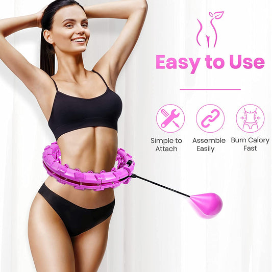 Slimming Hoop With Weight Exercise