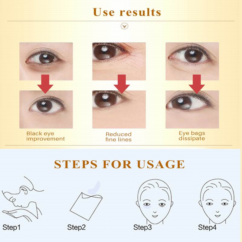 5 Pairs Crystal Collagen Gold Eye Mask